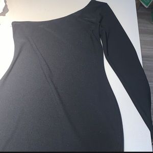 Black Dress One shoulder